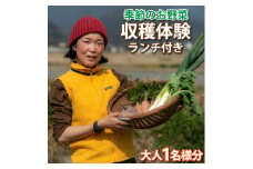 ファームビジット（収穫体験）とランチ（1名様分）[200]