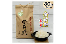金黄舞【玄米】５kg×６袋[819]
