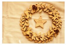 ひのきの香りクリスマスリース（おうちでつくるキット）[947]