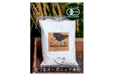 オーガニック米粉　笑みたわわ（パン用）３kg[1126]