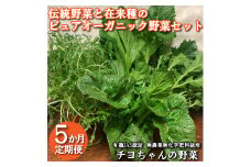 【季節限定】伝統野菜と在来種のピュアオーガニック野菜セット５か月定期便[1180] 出荷時期は１月～６月末 播州 伝統野菜 無農薬 有機JAS認証