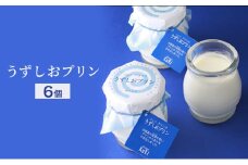 うずしおプリン 6個入り（メープルシロップ付）