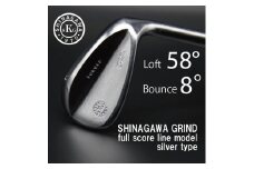 Grind by S-TAKUYA フルスコアラインウェッジ Silver  【58度】077BC05N.