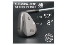 Grind by SHINAGAWA フルスコアラインウェッジ 燻　【52度】077BC07N.