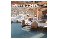 温泉入湯券「天然かさがた温泉せせらぎの湯」11枚綴り　024DA01N.