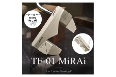 【ピン、マレットと変幻自在】【TAKUMI JAPAN】 TF-01MIRAI  2in1パター 【パターカバー（白）】360BA04N.／ゴルフ ゴルフクラブ パター 匠ジャパン