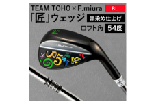 TEAMTOHO×F.miuraコラボ「匠」ロイヤルウェッジ（カラフル）【ロフト角54度】055BF03N.