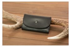 本革 名刺入れ 日本製 レザー 革製品 高級 ビジネス Bliss ピット鞣し WH-07 ブラック