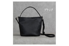 バケットバッグ Liete ブラック 日本製 革製品 本革 レザー 手作り