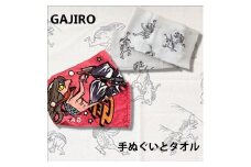 河童のガジロウ 手ぬぐいとタオルセット