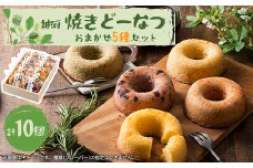 神河 焼きどーなつ おまかせ5種/10個セット【1353597】