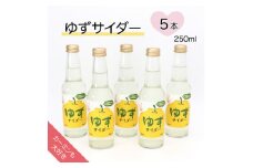 ＜カーミンも大好き＞ゆずサイダー 250ml×5本【1395768】