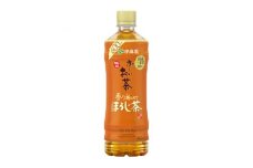 2023年12月発送開始『定期便』おーいお茶ほうじ茶600ml　24本(1ケース)全3回【5128935】