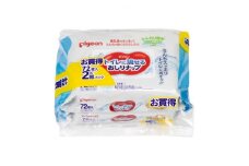 ピジョン　トイレに流せるおしりナップ　(72枚入×2個パック)×12個_ おしりふき ピジョン おしりナップ お尻拭き 厚手 やわらか 無添加 無香料 ノンアルコール ウェットシート 新生児 赤ちゃん ベビー用品 日用品 消耗品 送料無料 【1551199】