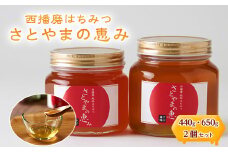 西播磨はちみつ　さとやまの恵み　440g・650g 2本セット【1244053】