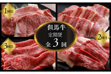 【但馬牛肉定期便（ステーキ・焼肉・スライス）計3回】※月に1回お届け。配送日の指定はできません。日本の黒毛和牛のルーツは香美町にあり 但馬牛は神戸牛、仙台牛、飛騨牛のルーツ牛です 大人気 牛肉 焼肉 すき焼き しゃぶしゃぶ  ブランド 和牛 但馬 神戸 香美町 村岡 但馬牛専門店 牛将村岡ファームガーデン 150000円 02-22