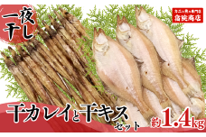 【兵庫県香住産 一夜干し 干カレイと干キスセット 冷凍】ご入金確認後、順次発送予定 山陰沖で水揚げされた一番旨みの乗った時の干しカレイと干しキスのセット 塩のみで味付 干物 ひもの 海産物 海鮮 魚介 焼いたり 空揚げ お酒のお供 ご飯のお供 送料無料 日本海 香住海岸 香住港 柴山港 兵庫県 香美町 香住 ふるさと納税 宿院商店 12000円 33-12
