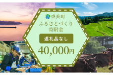 【返礼品なし】兵庫県香美町 ふるさとづくり寄附金（40,000円分）40000 40000円 四万円 25-46