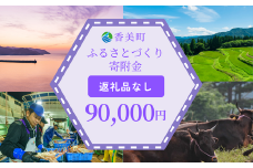 【返礼品なし】兵庫県香美町 ふるさとづくり寄附金（90,000円分）90000 90000円 九万円 25-51