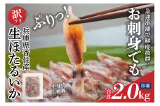 【兵庫県香住産 訳あり 生 ホタルイカ ほたるいか 小分け 便利 2kg（250g×8パック）冷凍】 国産 香住 しゃぶしゃぶ 刺身でも食べられる美味しいホタルイカをぜひ。兵庫県はホタルイカ水揚げ日本一！ いか イカ 大人気 人気 ランキング ふるさと納税 返礼品 おすすめ 兵庫県 香美町 13000円 日本海フーズ 07-135