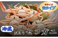 松葉ガニの本場　訳あり・生セコガニ(冷蔵)中サイズ　5枚　兵庫県新温泉町　【1132205】