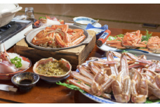 蟹の宿『網元』(松葉蟹の浜坂港で本場の蟹料理)平日宿泊限定(休前日除く)・2名宿泊券(1泊2食)【1365907】