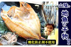 山陰のお魚干物詰め合わせ　地物　天然　酸化防止剤未使用【1158724】