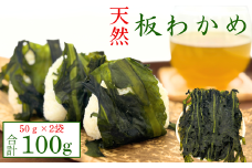 天然　板わかめ　50g×2袋【1157788】