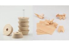 花つみき(一輪挿し)・吉野杉の折り紙セット
