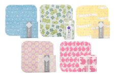白雪ふきん オススメモダン柄セット 台拭き キッチンクロス 友禅染め 蚊帳生地 蚊帳布巾 ふきん 奈良県 奈良市 13-035