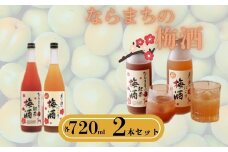 梅酒 「月ケ瀬のにごり梅酒」「ならまちの紅茶の梅酒」の梅酒セット  飲み比べ 720ml×2  日本酒 にごり酒 奈良県 奈良市 I-154
