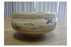 赤膚焼大塩昭山 奈良絵抹茶茶碗 茶わん なら絵 奈良県 奈良市 C-30