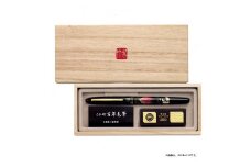 くれ竹万年毛筆　蒔絵物語／正倉院宝物柄3本セット K-18