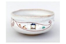 奈良絵「天平の風」旅茶盌 赤膚焼 窯元 陶器 伝統工芸 奈良県 奈良市 奈良 なら F-79