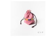 鴻月 バルーンシルエット型ポーチ ピンク ＫＯＯＫＢ１ ポーチ 浴衣 着物 小物 巾着 麻 化粧ポーチ 手洗いOK 奈良県 奈良市 11-041