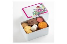 パリ子のプチサブレ缶 クッキー缶 クッキー 菓子 詰め合わせ 洋菓子 お菓子 焼き菓子 詰め合わせ セット バター サブレ かわいい 可愛い スイーツ おやつ ギフト プレゼント 贈答 贈り物 焼き菓子 おやつ セット 詰合せ  手づくり クッキー  ラ・ポーズ 奈良県 奈良市 なら I-268