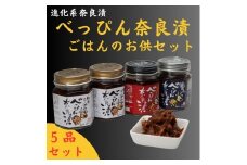 奈良漬けセット 『べっぴん奈良漬ごはんのお供セット』（和風らー油奈良漬×２・塩だれ奈良漬・激辛みそ奈良漬・謹製きざみ奈良漬）ならづけ 奈良県 奈良市 17-044