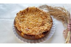 米農家の嫁が作る米粉クランブルチーズケーキ（プレーン）〈米心工房〉 チーズケーキ 米粉 奈良県 奈良市 なら I-316