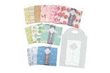 白雪友禅ふきん セレクト15種セット（手提げ袋付き）【プチギフトの常備におすすめ】 白雪ふきん 奈良県 奈良市 奈良 なら 19-007