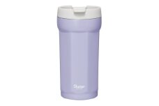 八角形ステンレスタンブラー 350ml ライラックグレー 〈スケーター〉  タンブラー  保温 保冷 フタ付き 奈良県 奈良市 なら 8-056