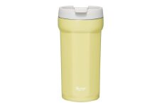 八角形ステンレスタンブラー 350ml サフランイエロー 〈スケーター〉  タンブラー  保温 保冷 フタ付き 奈良県 奈良市 なら 8-057