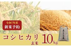〈数量限定〉【2025年収穫後順次発送】新米コシヒカリ　10kg（玄米）コシヒカリ こしひかり 新米 米 こめ ご飯 ふっくら つやつや  大和高原  大和高原醸造所 奈良県 奈良市 なら 29-003