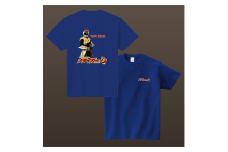 ナライガー Tシャツ Sサイズ ブルー 両面プリント 非売品（ふるさと納税限定デザイン） 奈良県 奈良市 なら 27-015