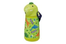 ダイカットストローステンレスボトル 370ml ディノサウルス スケーター〈skater〉 ディノサウルス 恐竜 ダイナソー 水筒 ステンレスボトル 奈良県 奈良市 なら 9-111