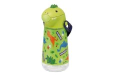 ダイカットストローボトル 420ml ディノサウルス スケーター〈skater〉 ディノサウルス 恐竜 ダイナソー 水筒 透明 奈良県 奈良市 なら 6-339