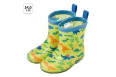 レインブーツ 14cm ディノサウルス ピクチャ スケーター 雨具 長靴 ローカット 中敷き 反射テープ付き ネームタグ付き 子供用 キッズ ディノサウルス 恐竜 ダイナソー 男の子 男子 奈良県 奈良市 なら 5-097