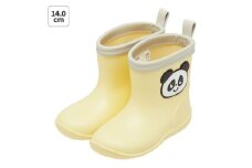 ワッペン 付き レインブーツ【14cm】 長靴 キッズ 子供 おしゃれ かわいい スケーター skater ゴパン パンダ パンダ柄 ぱんだ 男の子 女の子【 反射テープ付き ながぐつ 雨具 雨の日】 奈良県 奈良市 なら 5-128