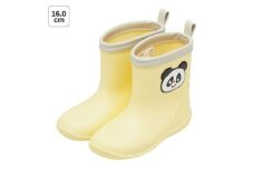 ワッペン 付き レインブーツ【16cm】 長靴 キッズ 子供 おしゃれ かわいい スケーター skater ゴパン パンダ パンダ柄 ぱんだ 男の子 女の子【 反射テープ付き ながぐつ 雨具 雨の日】 奈良県 奈良市 なら 5-107