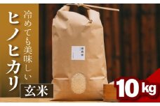 ヒノヒカリ 玄米 10kg 令和6年産 冷めても美味しい 米 お米 ごはん ご飯 米 玄米 健康 玄米 ブランド米 ひのひかり 2024年度産 奈良県 奈良市
