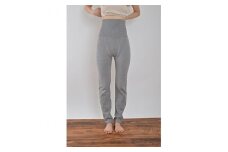 日本製 オーガニックコットン ルームパンツ 10分丈 腹巻きパンツ グレー (615-7160)【1088664】